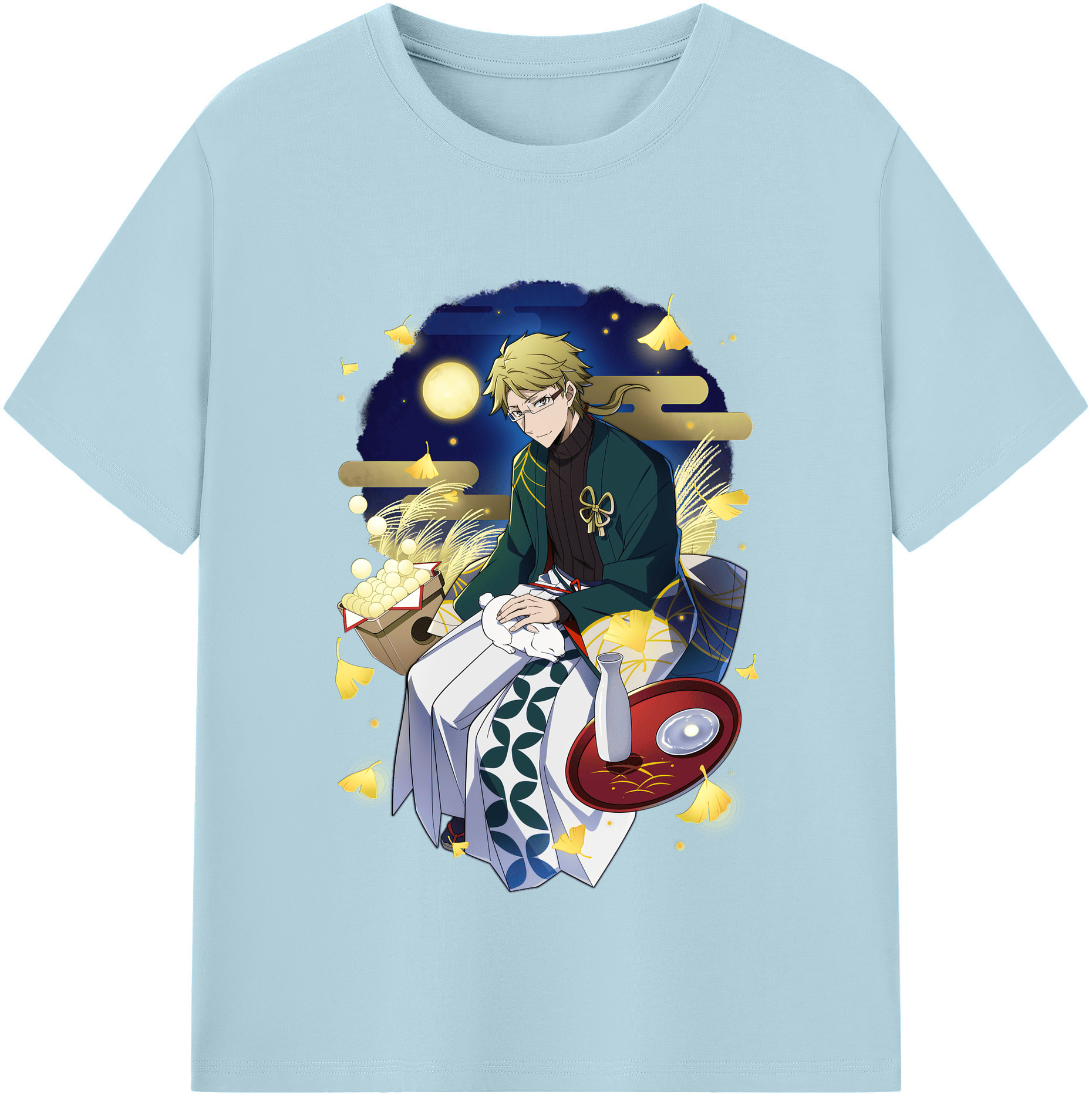 （画像用） 文豪ストレイドッグス Bungo Stray Dogs 綿100％半袖Tシャツ（フロントプリント）